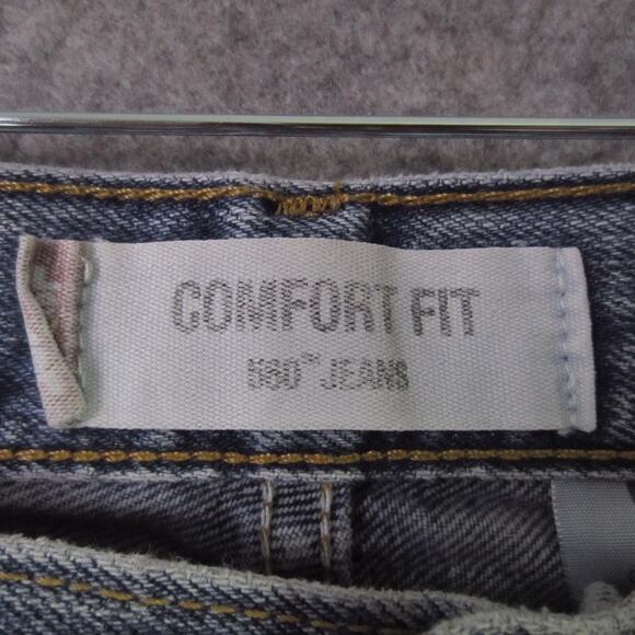 Levis 560 Jeans Mens 36x36 Light Wash Denim Comfort Fit Relaxed Tapered - Picture 3 of 11